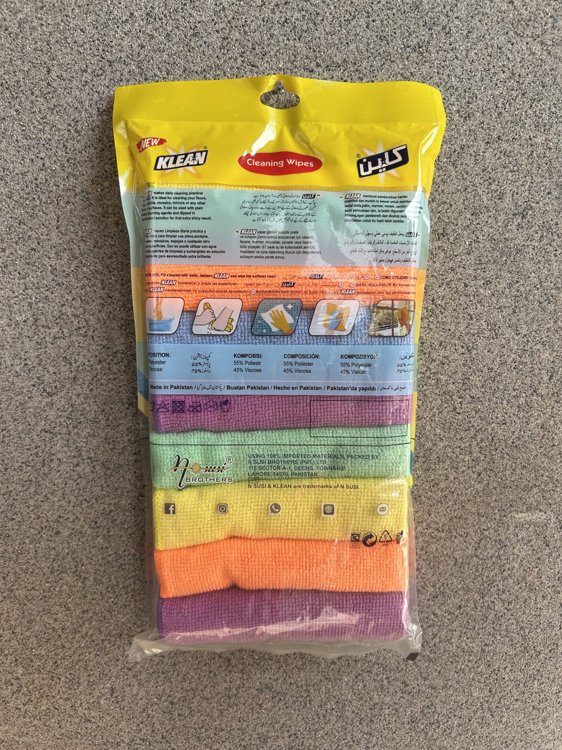 Family Value — 8pc Warp Terry Towel Set | 30cm x 30cm - Image 2